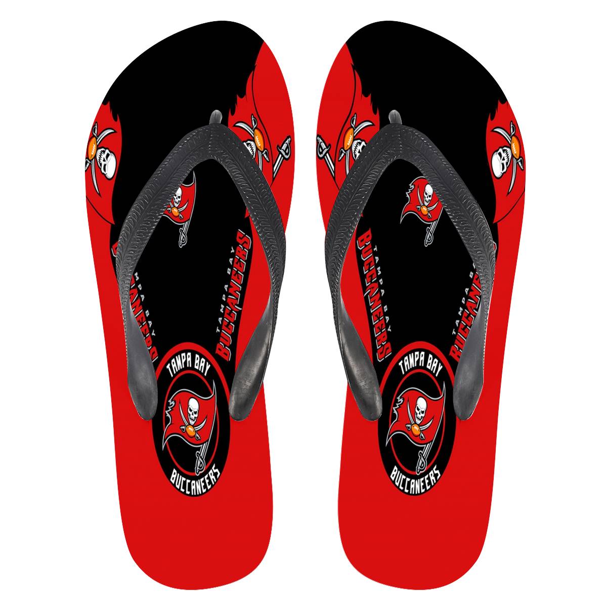 All Sizes Tampa Bay Buccaneers Flip Flops 001